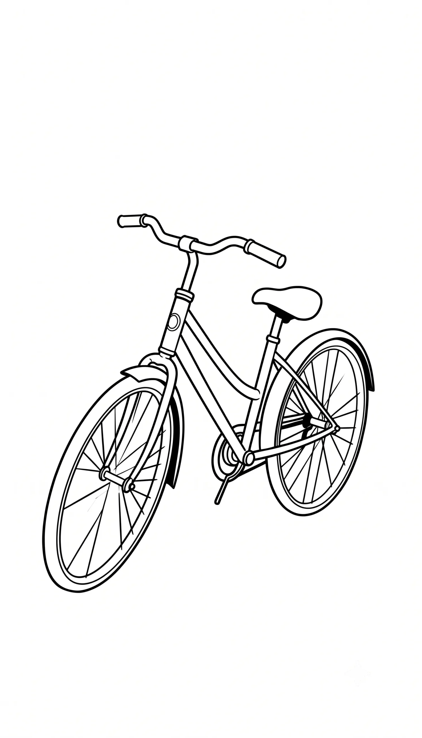 Bicicleta 3 para colorear para imprimir gratis