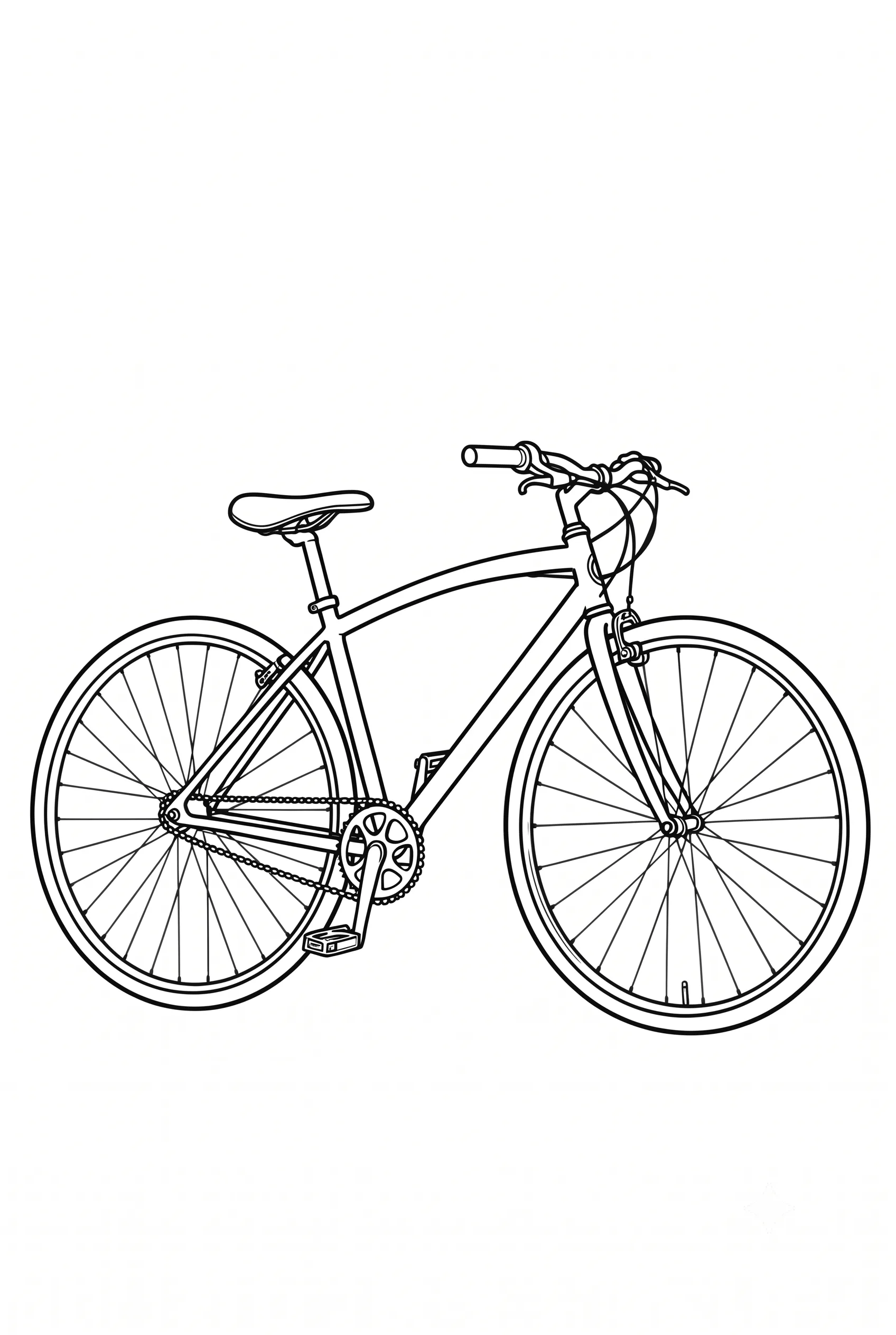 Bicicleta 4 para colorear en línea gratis