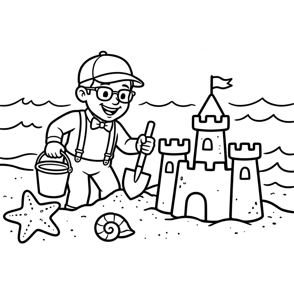 Blippi 11 imagen para colorear