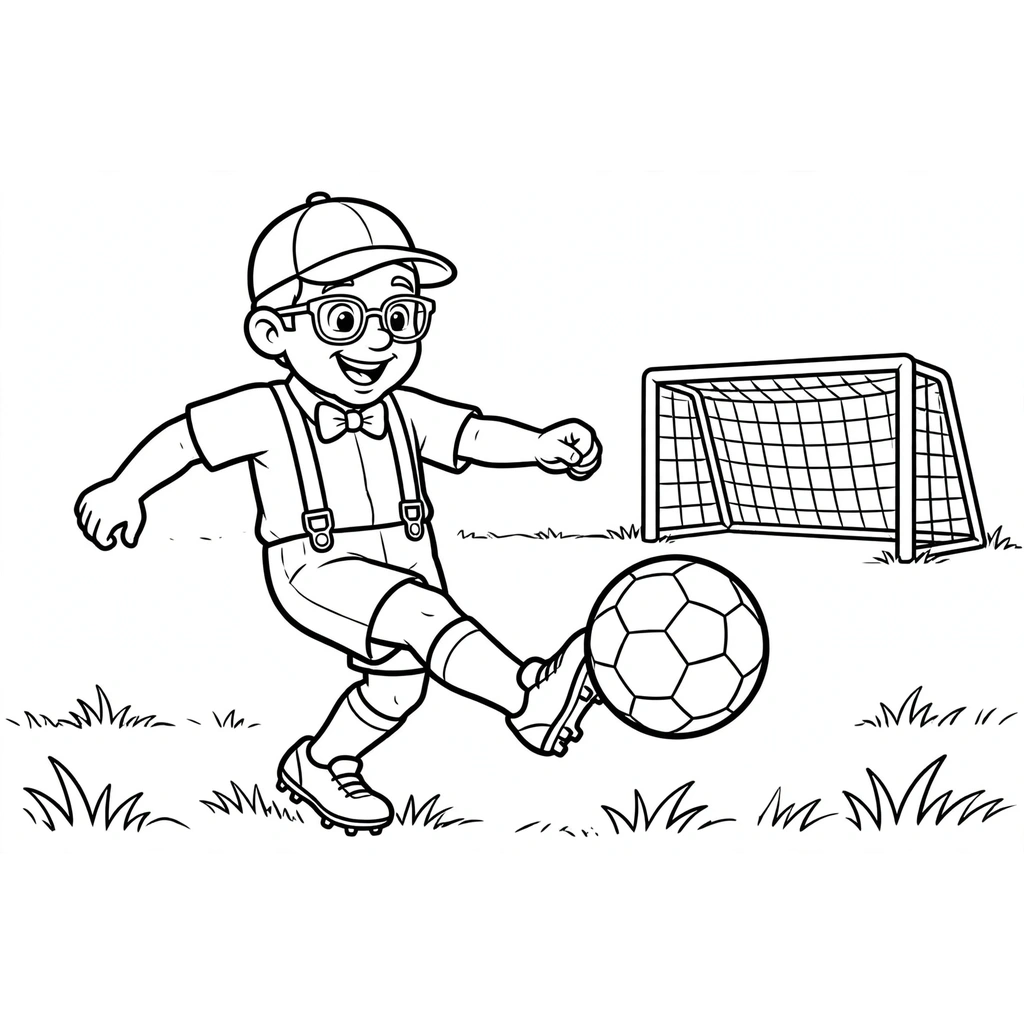 Blippi 13 para colorear y recortar