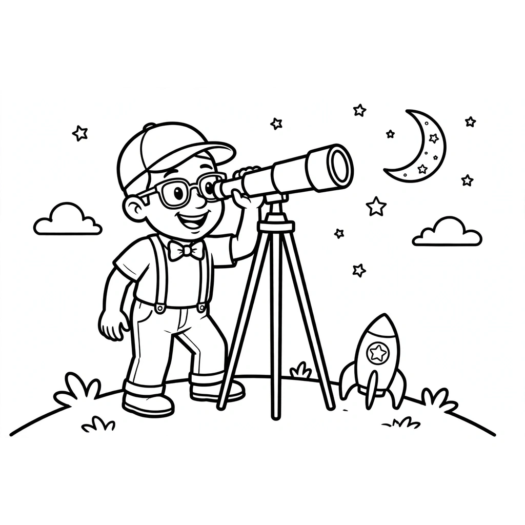 Blippi 20 imagen para colorear