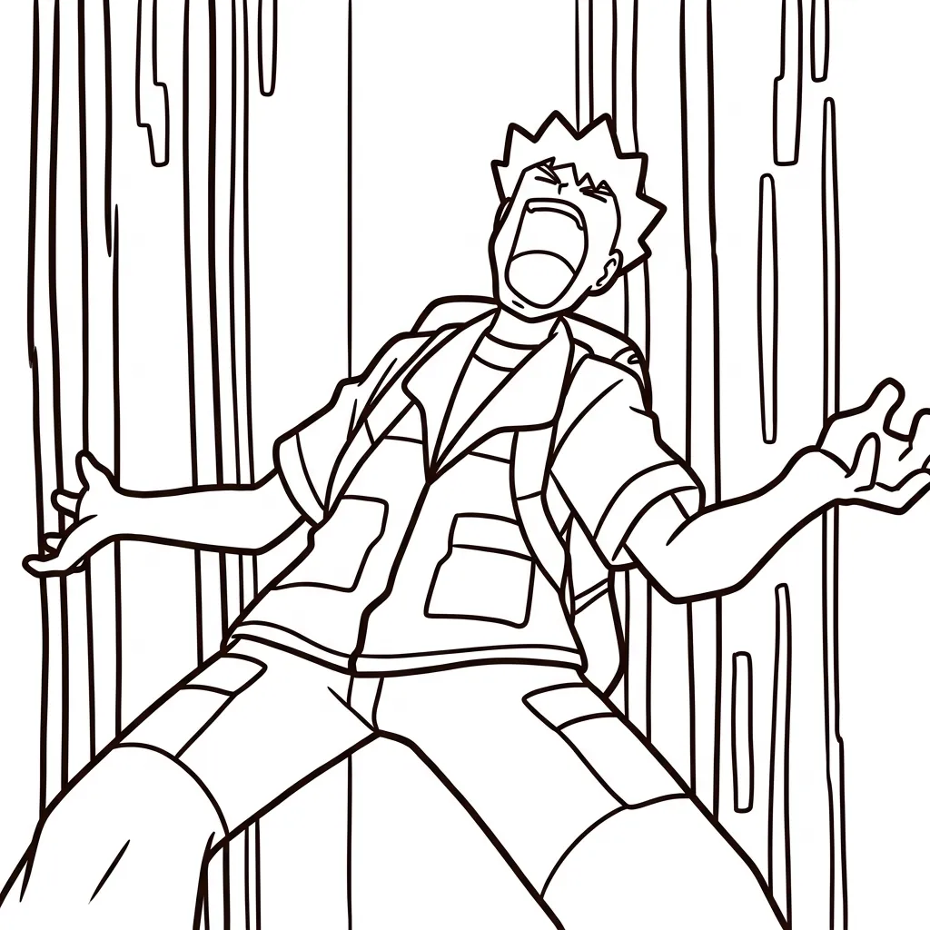 Brock 19 para colorear para imprimir gratis