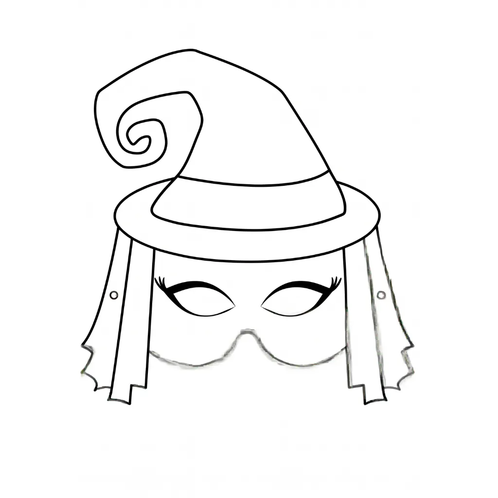 Masks of Halloween 11 free printable coloring pages for boys