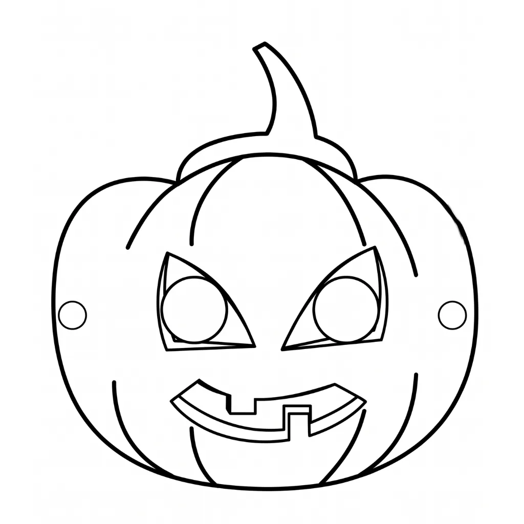 Masks of Halloween 14 free online coloring pages