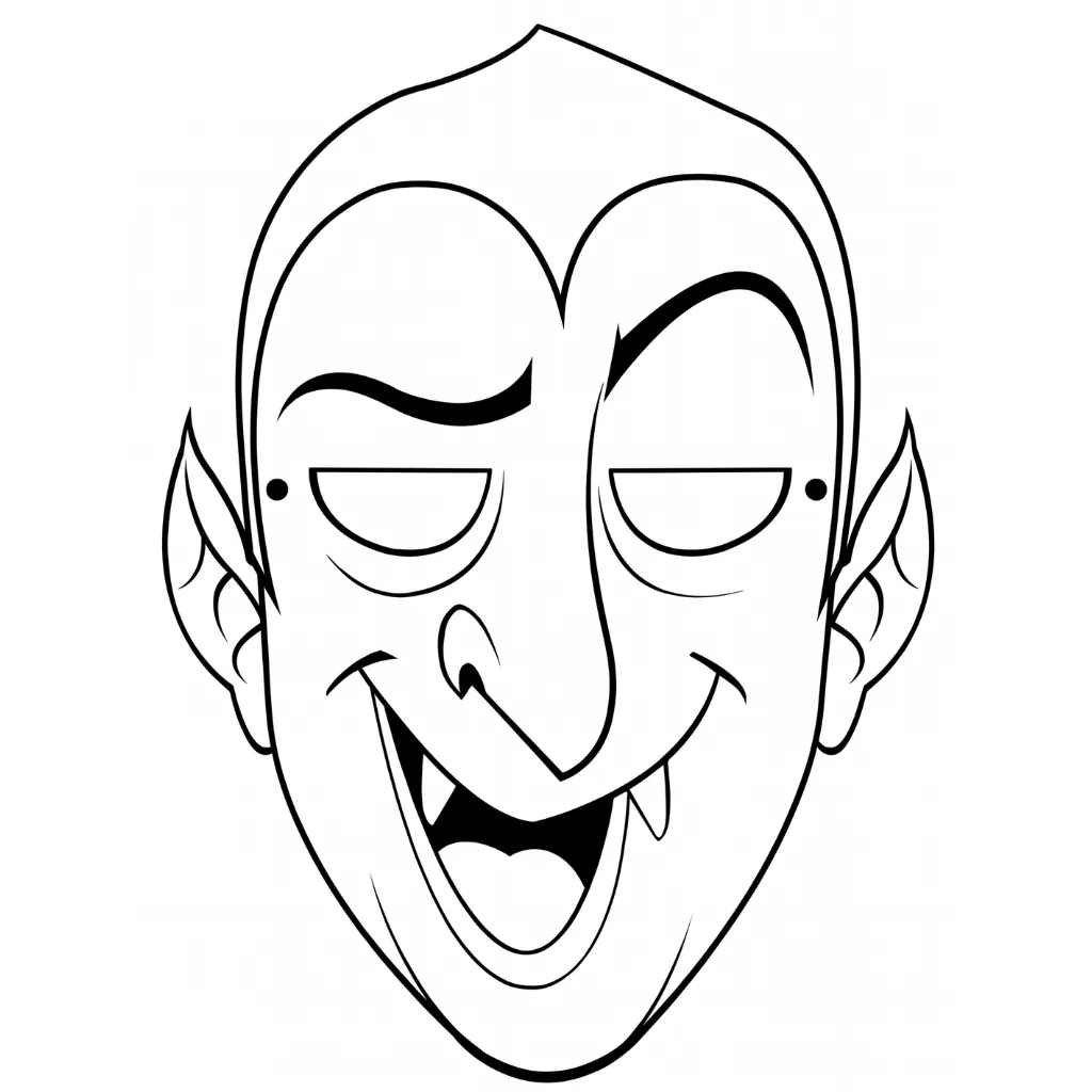 Masks of Halloween 15 free printable coloring pages