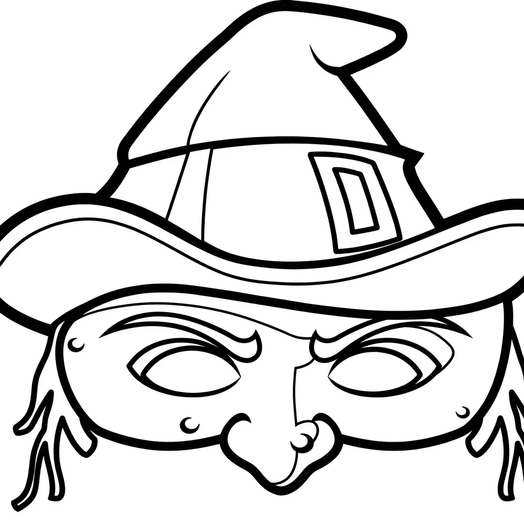 Masks of Halloween 18 coloring pages to download
