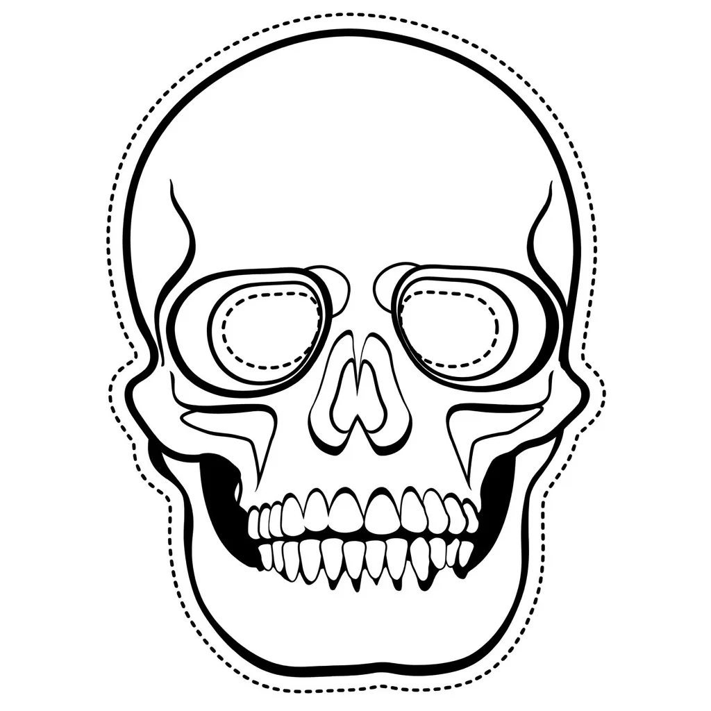 Masks of Halloween 20 free printable coloring pages for kids