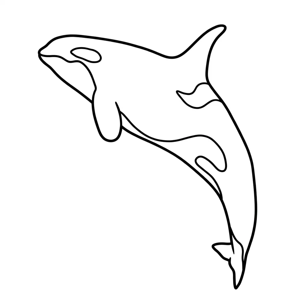 Orca 10 para colorear en línea