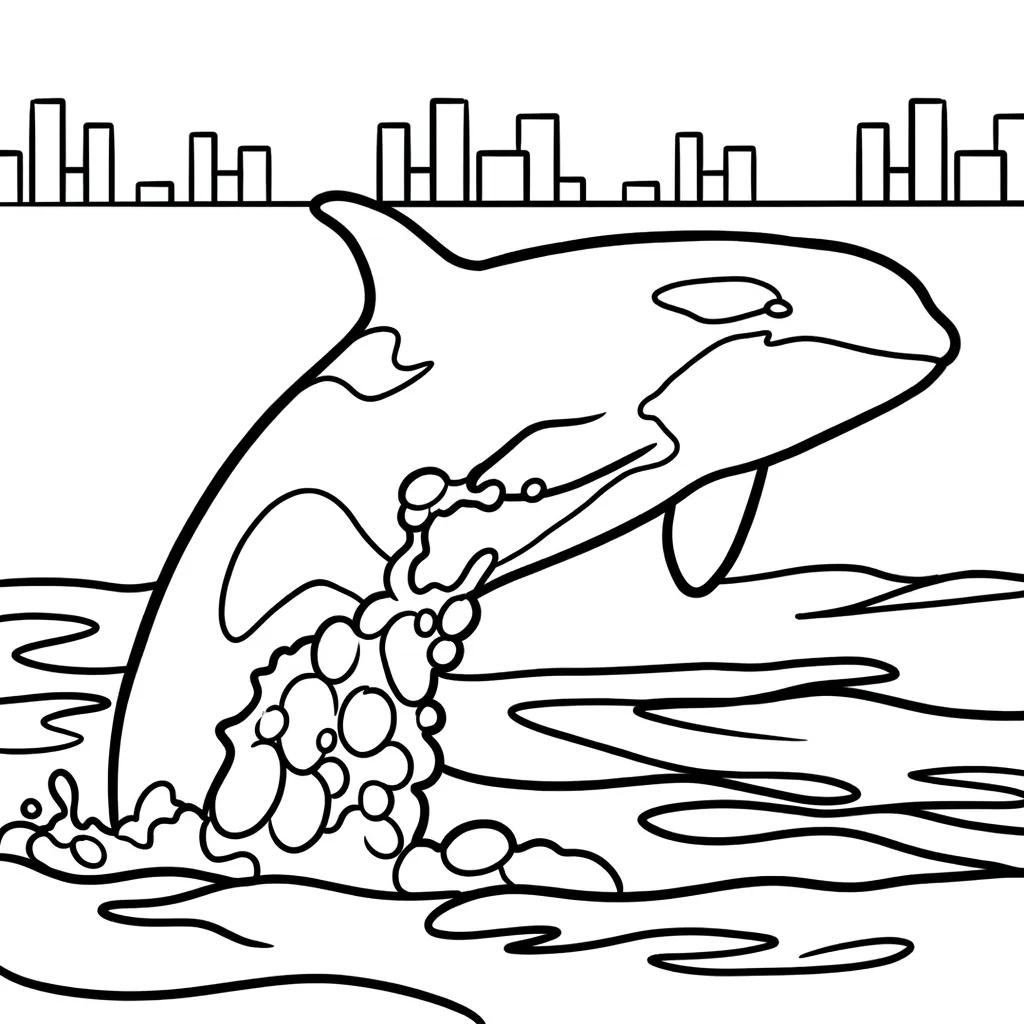 descargar Orca 9 para colorear gratis
