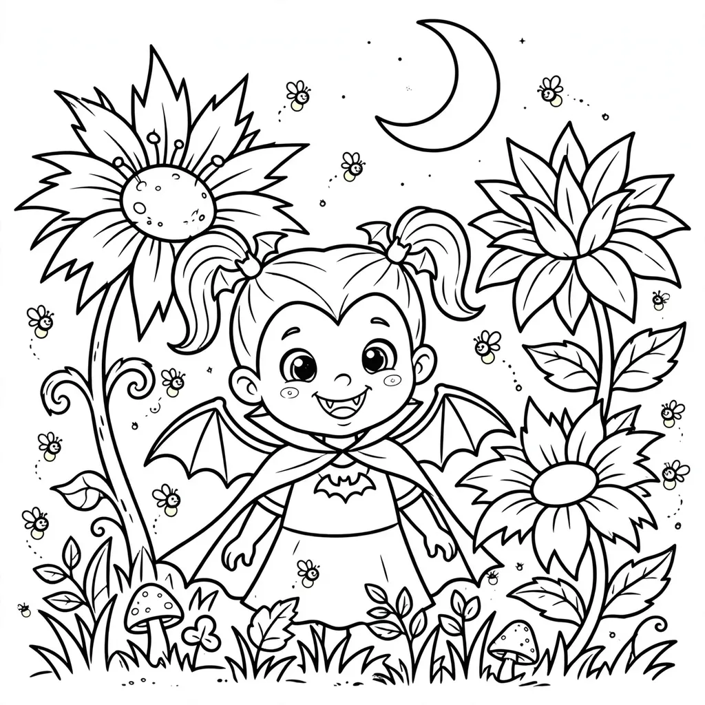 Vampirina 11 para colorear imagen para colorear