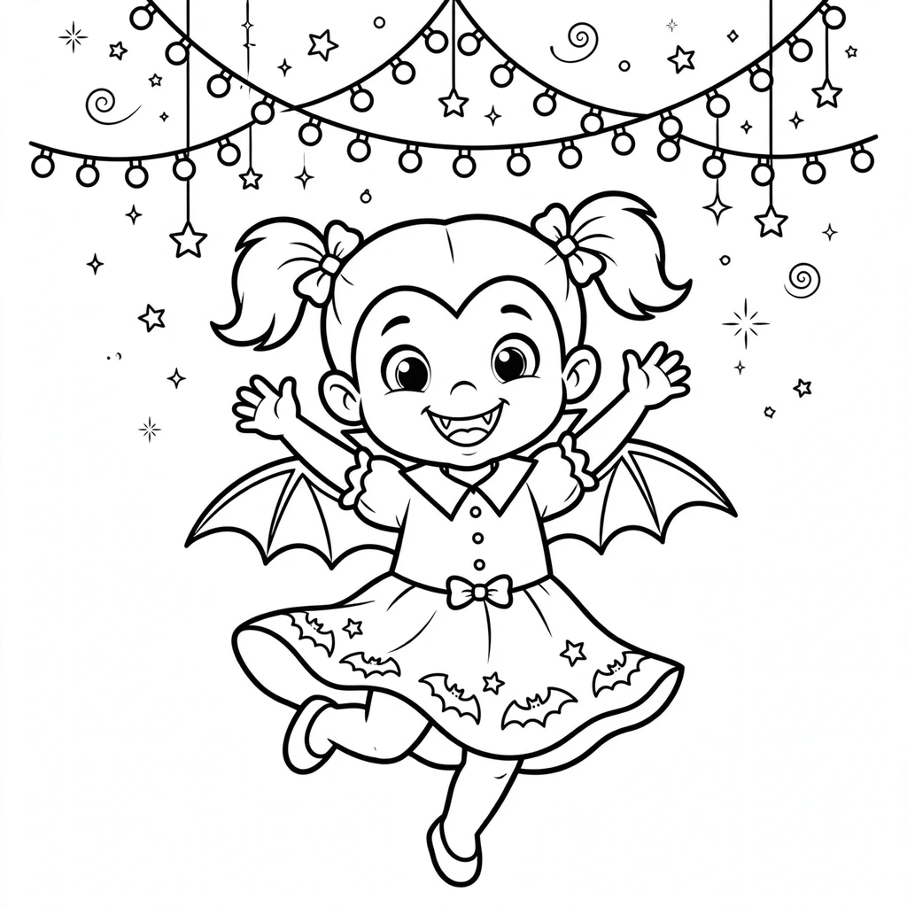 Vampirina 17 para colorear en línea gratis