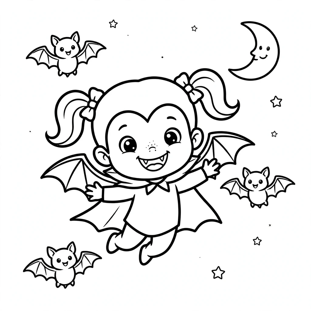 Vampirina 2 para colorear para imprimir gratis