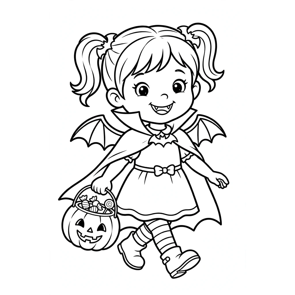 Vampirina 3 para colorear para niños